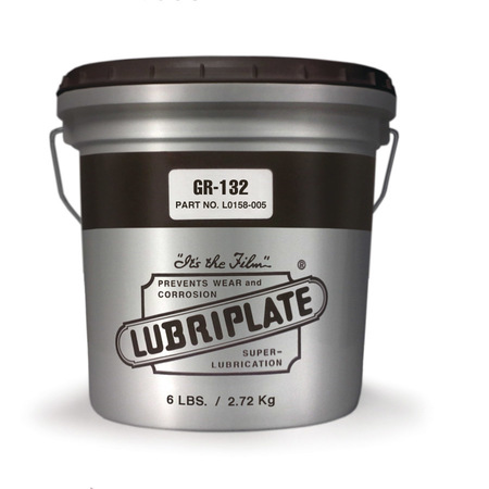 LUBRIPLATE Gr-132, 4/6 Lb Tubs, Portable Tool, High Speed Bearing White Grease L0158-005